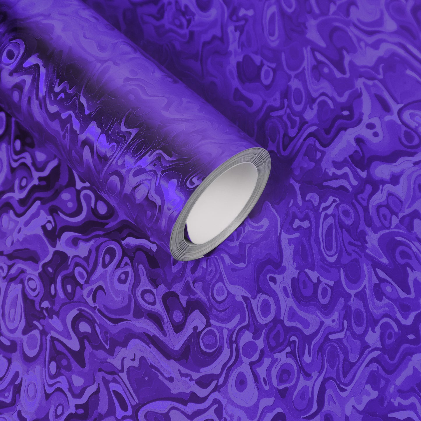 Lypumso® Purple PET Damascus Forged Vinyl Wrap