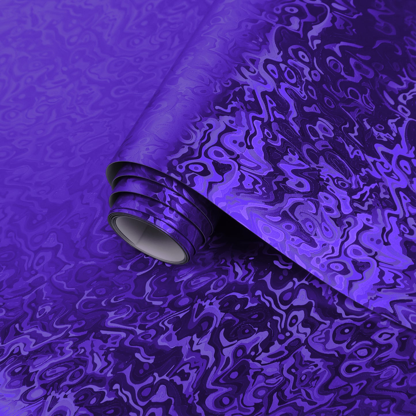 Lypumso® Purple PET Damascus Forged Vinyl Wrap