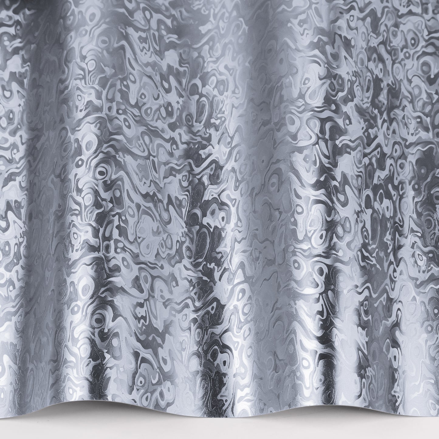 Lypumso® Silver PET Damascus Forged Vinyl Wrap