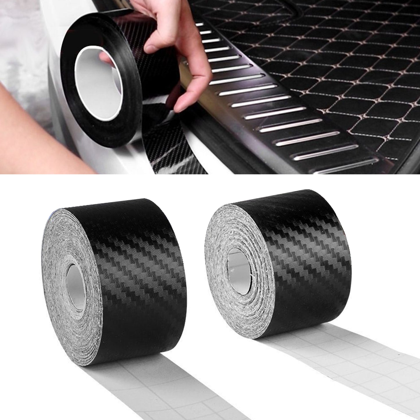 Lypumso Lypumso® 3D Black Vinyl Wrap Tape Roll with Tool Kit