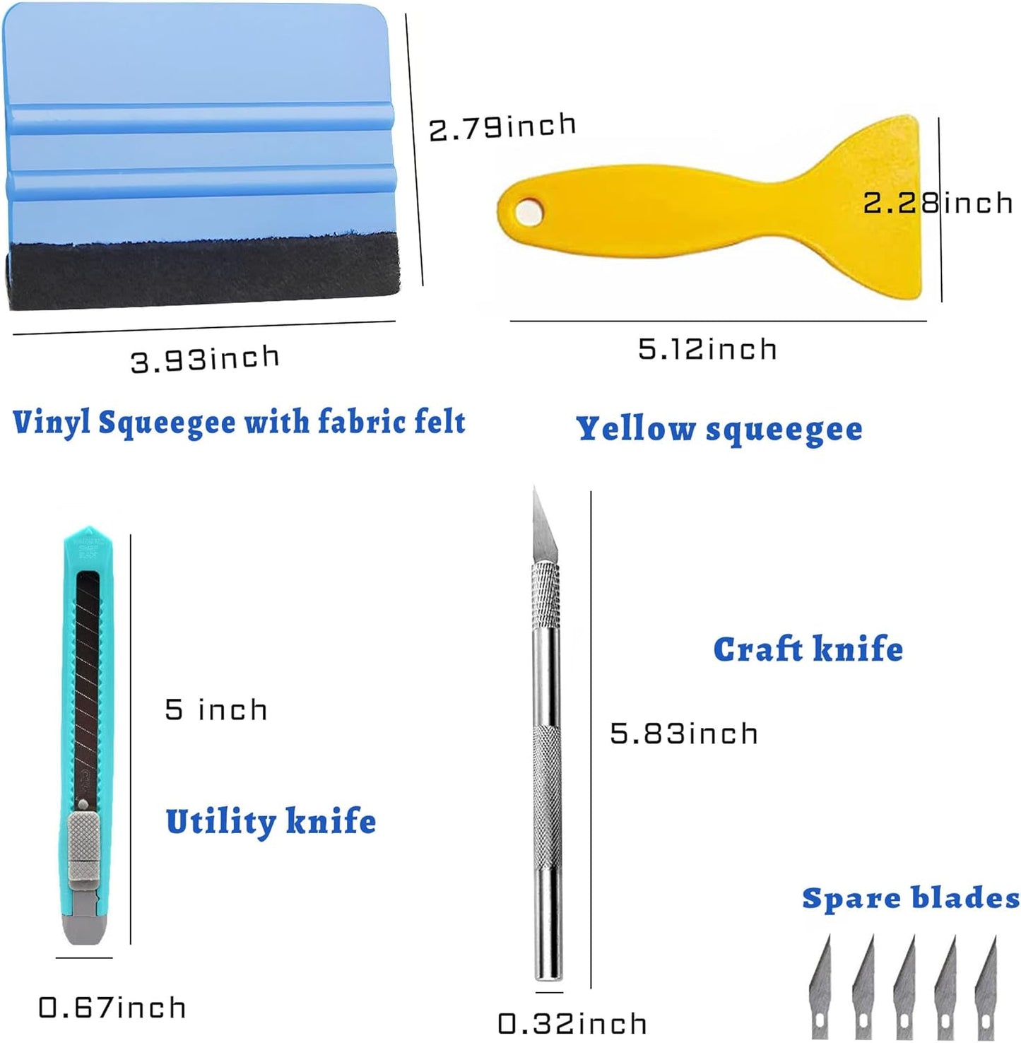 Lypumso Lypumso® 4 in 1 Vinyl Wrap Tools Kits
