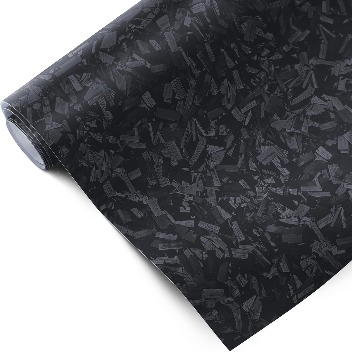 Lypumso Lypumso® Matte Black Forged Carbon Fiber Vinyl Wrap Roll
