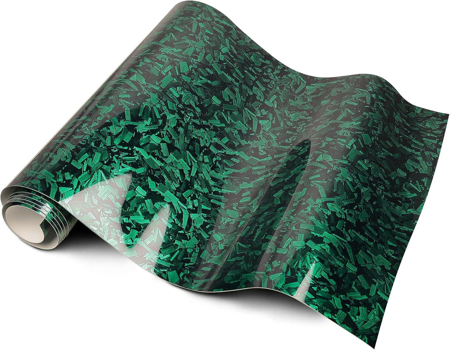 Lypumso Lypumso® Glossy Green Forged Carbon Fiber Vinyl Wrap