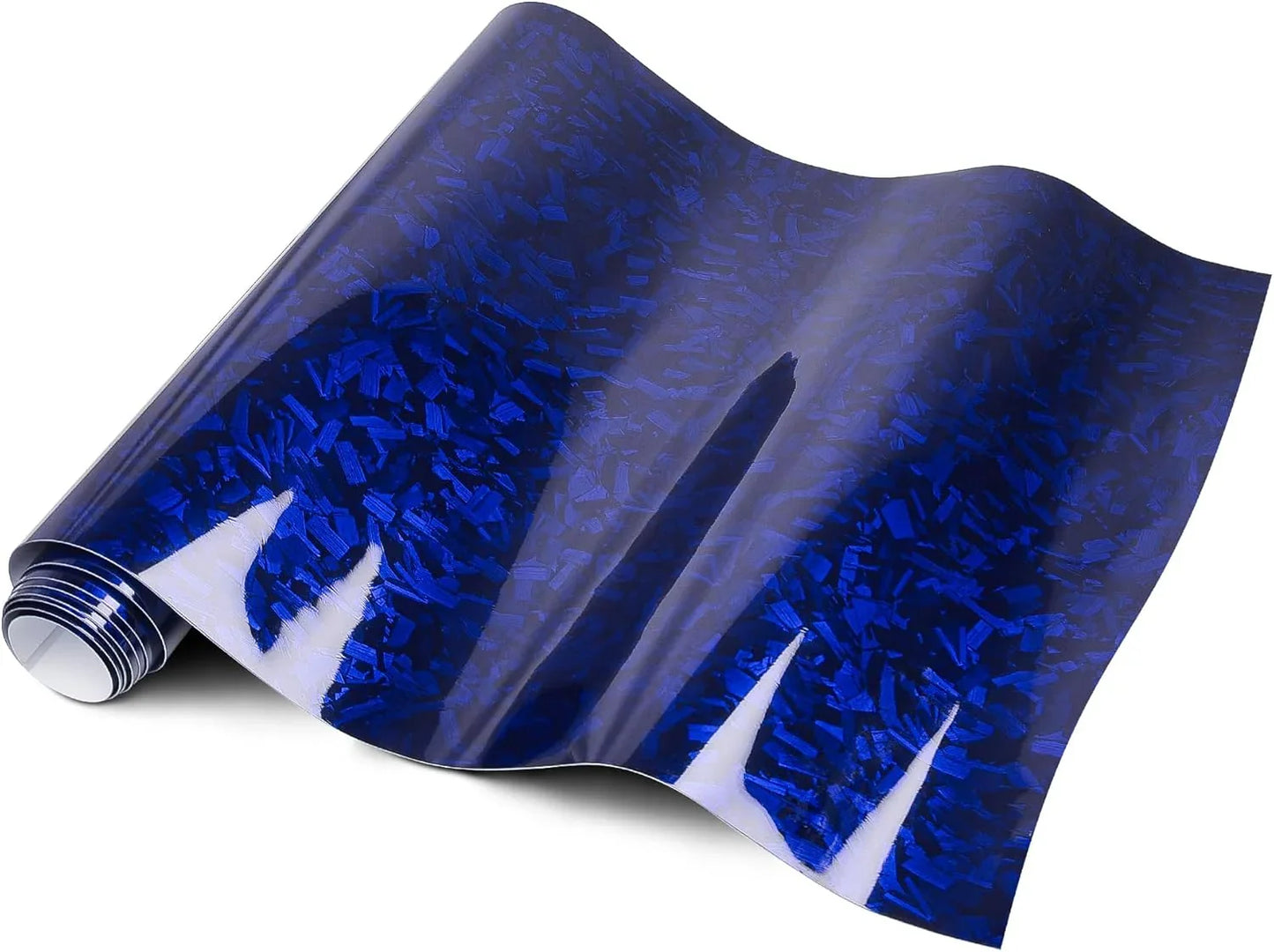 Lypumso Lypumso® Glossy Blue Forged Carbon Fiber Vinyl Wrap