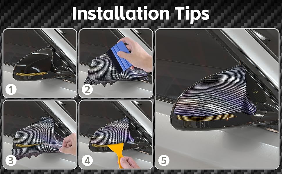 LYPUMSO 2D Carbon Fiber Wrap + Rainbow Laser Look in Glossy Silver - detail image 4