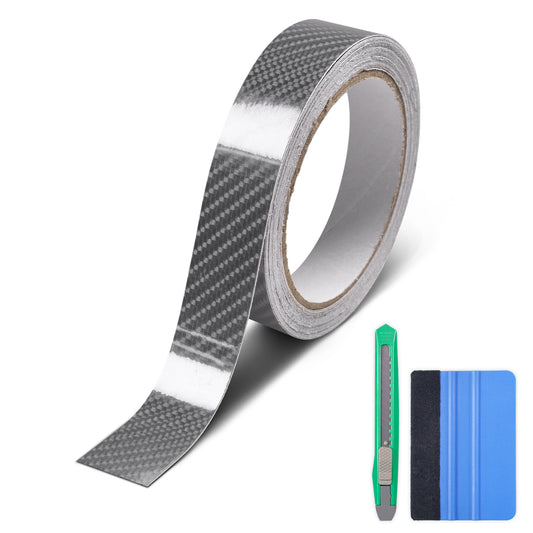 Lypumso® 6D Grey Vinyl Wrap Tape Roll with Tool Kit