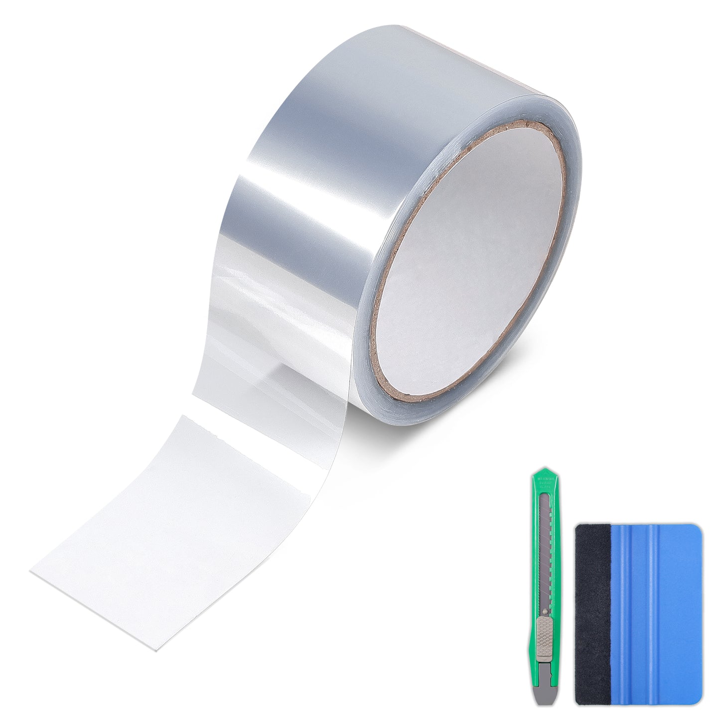 Lypumso® Clear Vinyl Wrap Tape Roll with Tool Kit