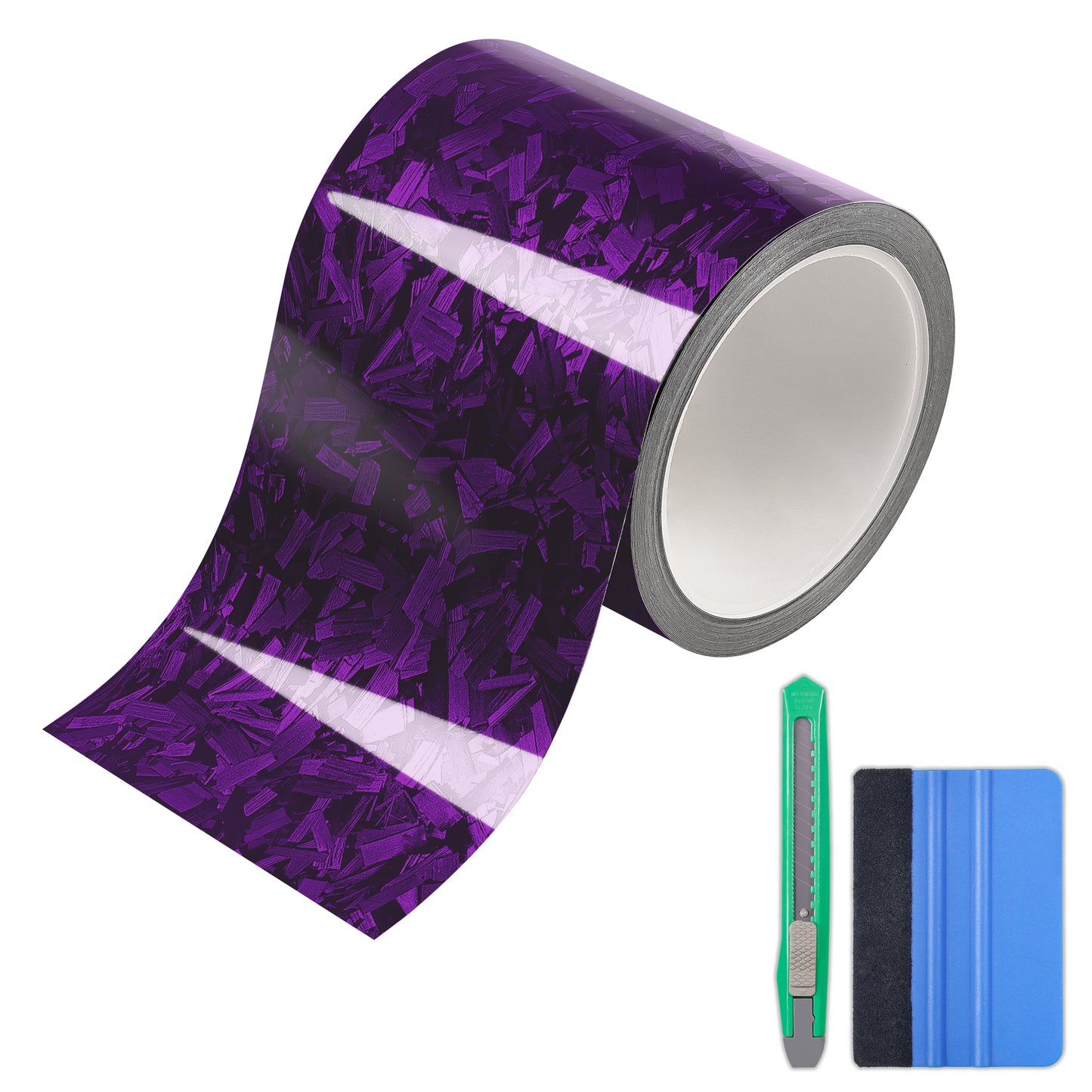 Lypumso® Gloss Purple Forged Carbon Fiber Tape