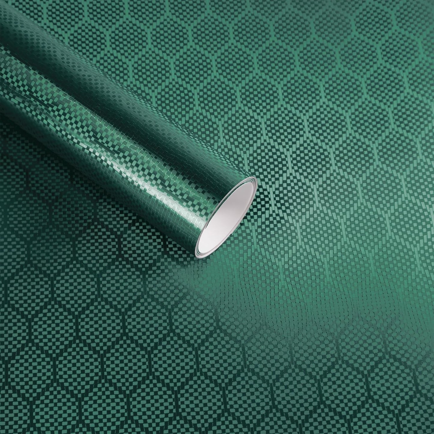Lypumso® Honeycomb Carbon Fiber Vinyl Wrap (Green)