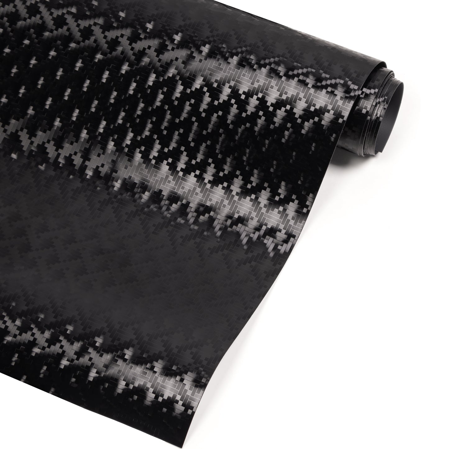 Lypumso® Grid Brushed Metal Carbon Fiber Vinyl Wrap