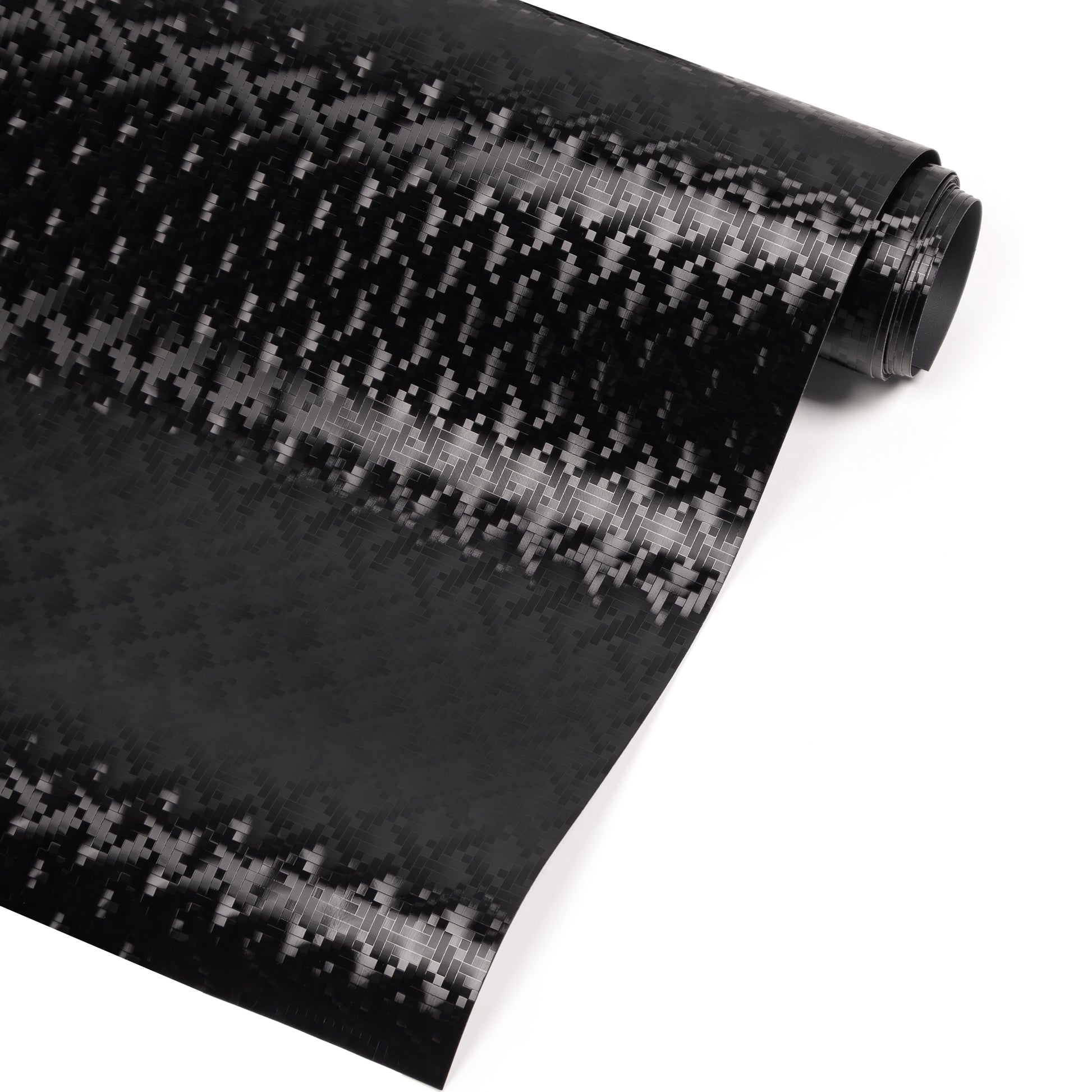 Lypumso® Grid Brushed Metal Carbon Fiber Vinyl Wrap