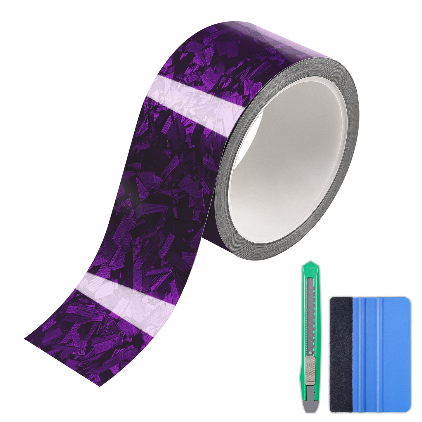 Lypumso® Gloss Purple Forged Carbon Fiber Tape