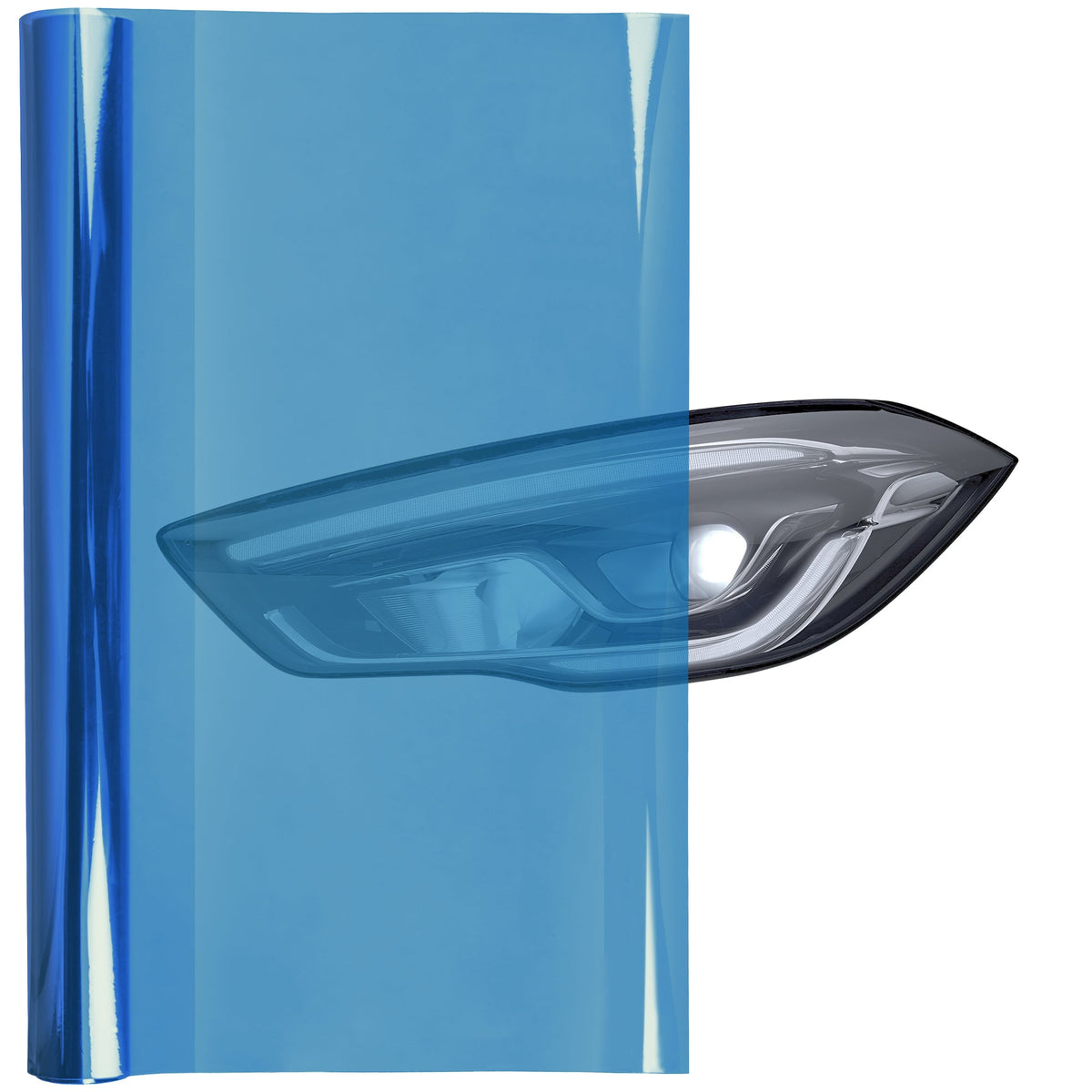 Headlight and taillight tint film — Blue (1)