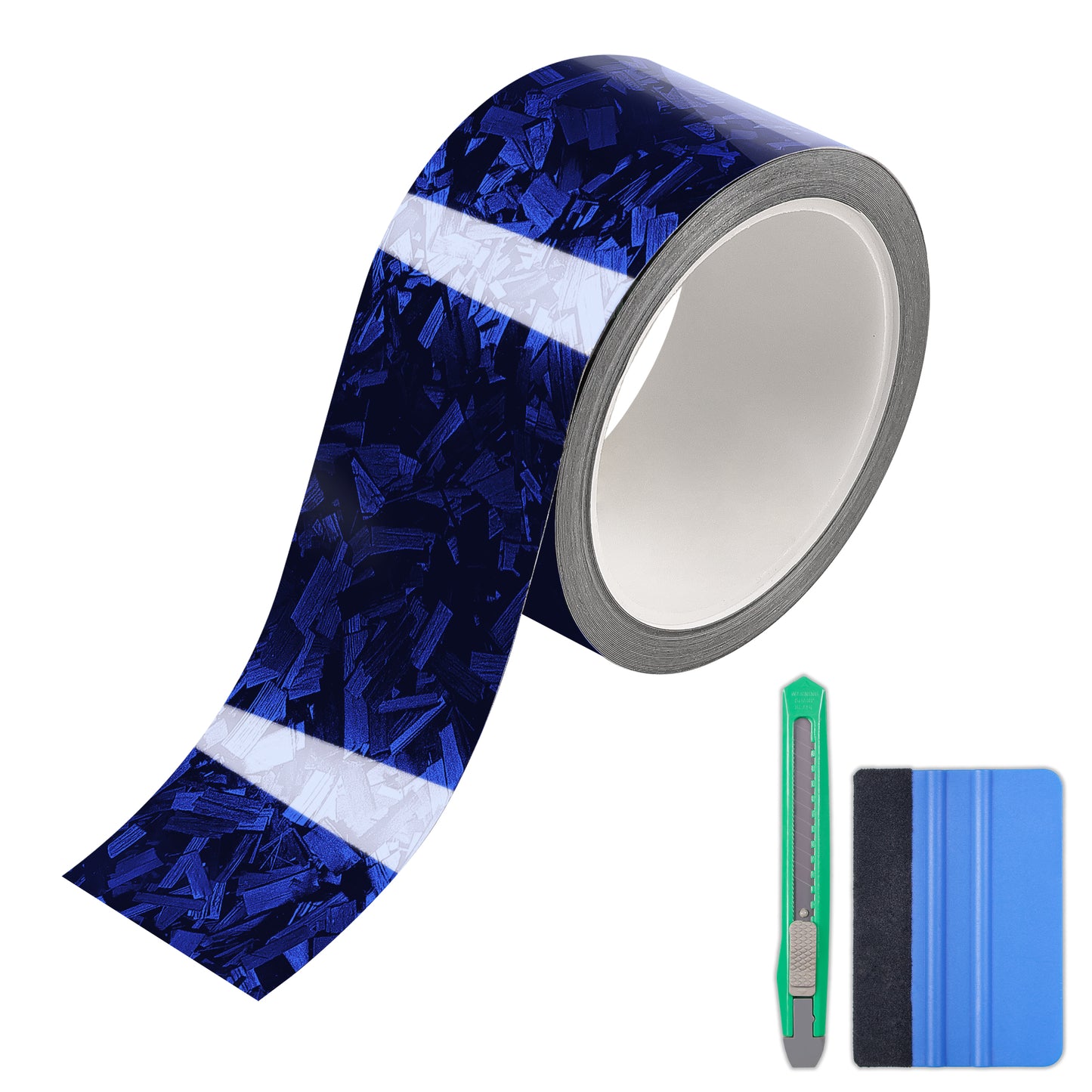 Lypumso® Gloss Blue Forged Carbon Fiber Tape