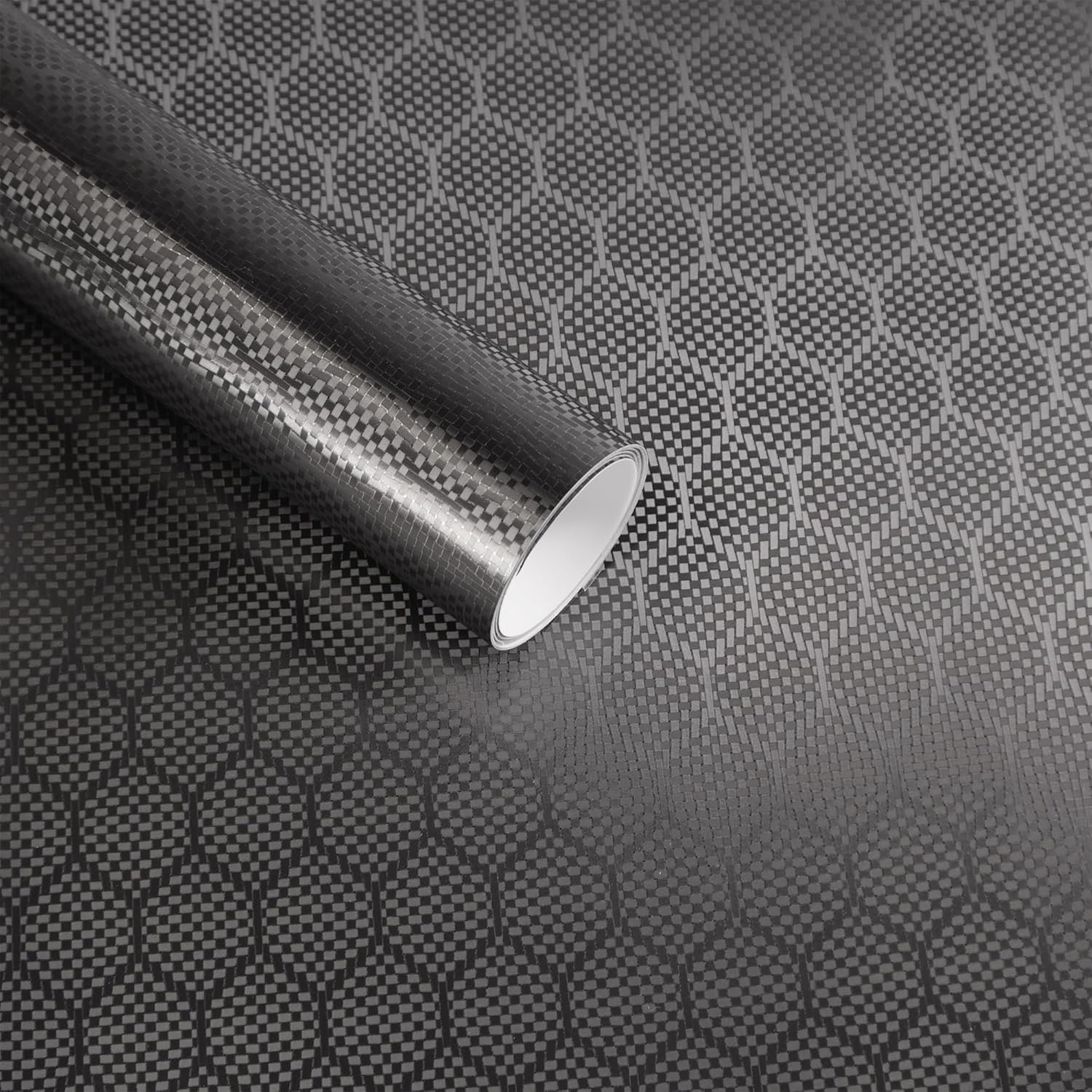 Lypumso® Honeycomb Carbon Fiber Vinyl Wrap (Grey)