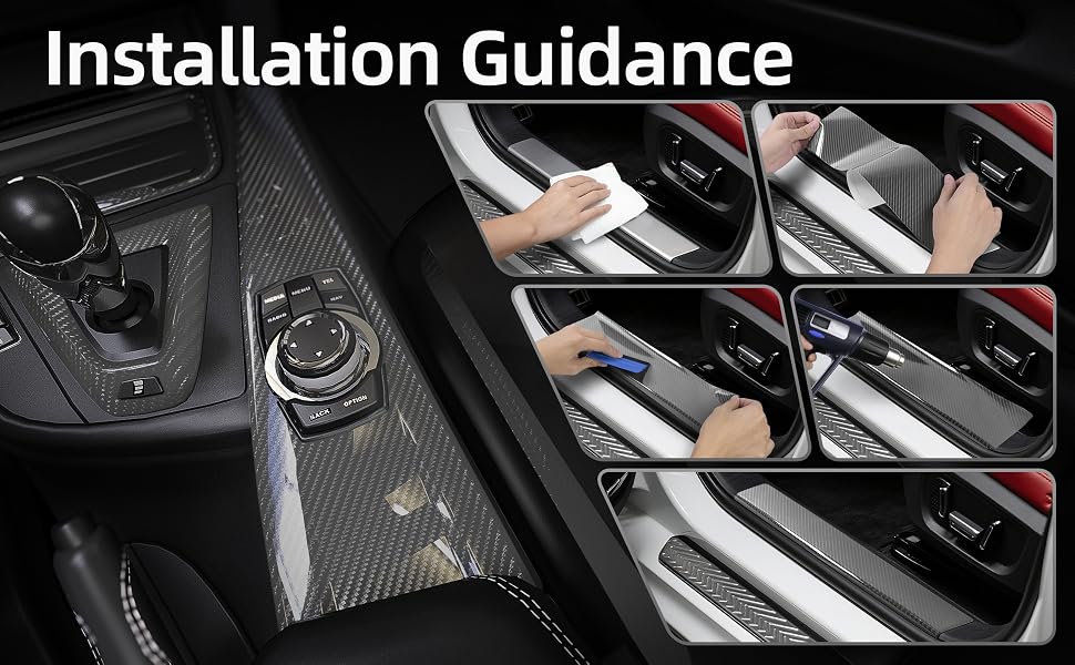 Lypumso 6D Grey Vinyl Wrap Tape Roll with Tool Kit - detail image 6