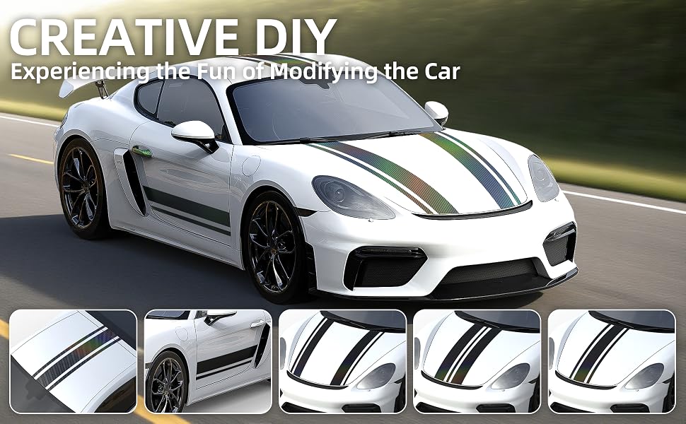 Lypumso 2D Black Carbon Fiber Vinyl Wrap with Free Tool Kit - detail image 2