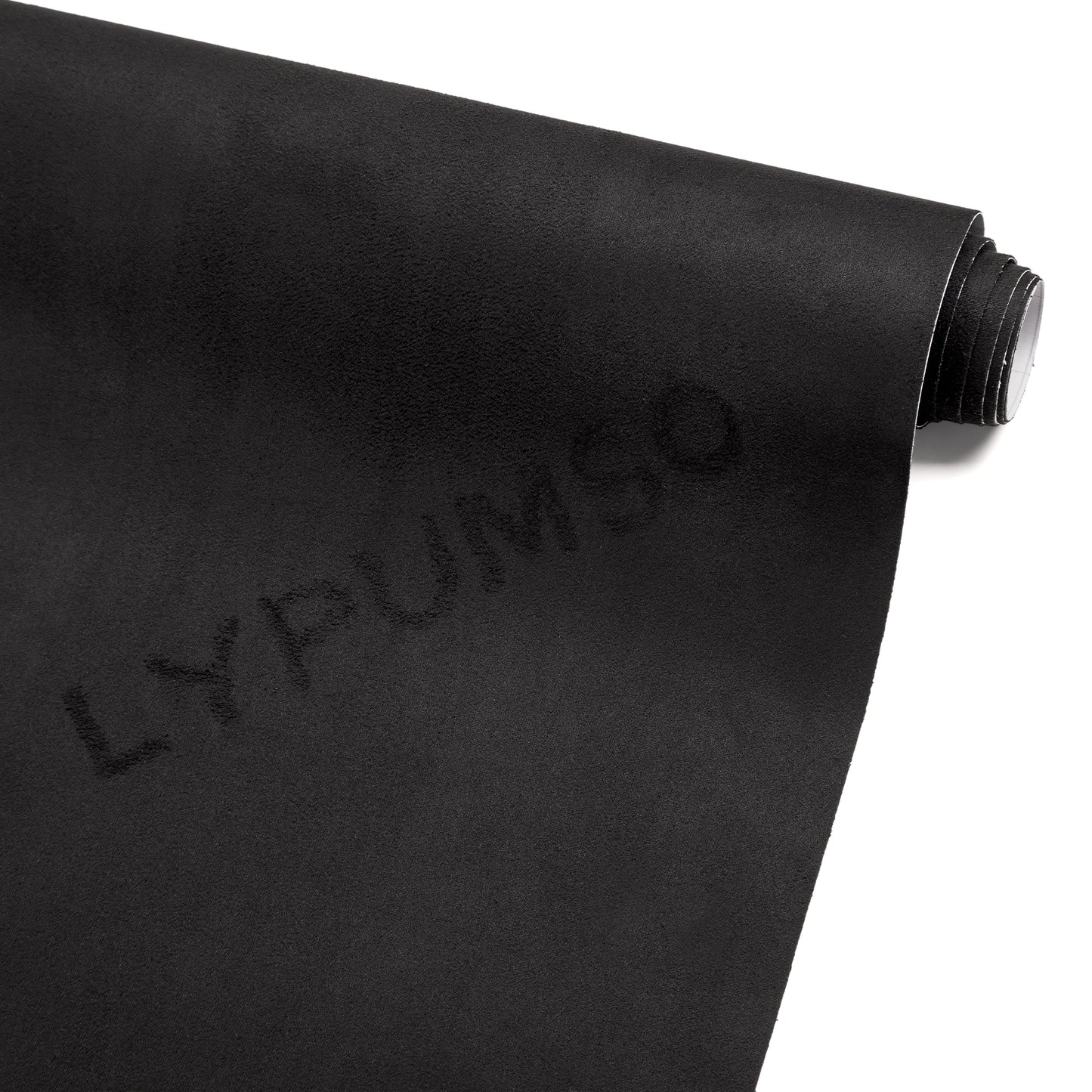 Lypumso® Black Suede Fabric Wrap for Car Interior 12in x 59in