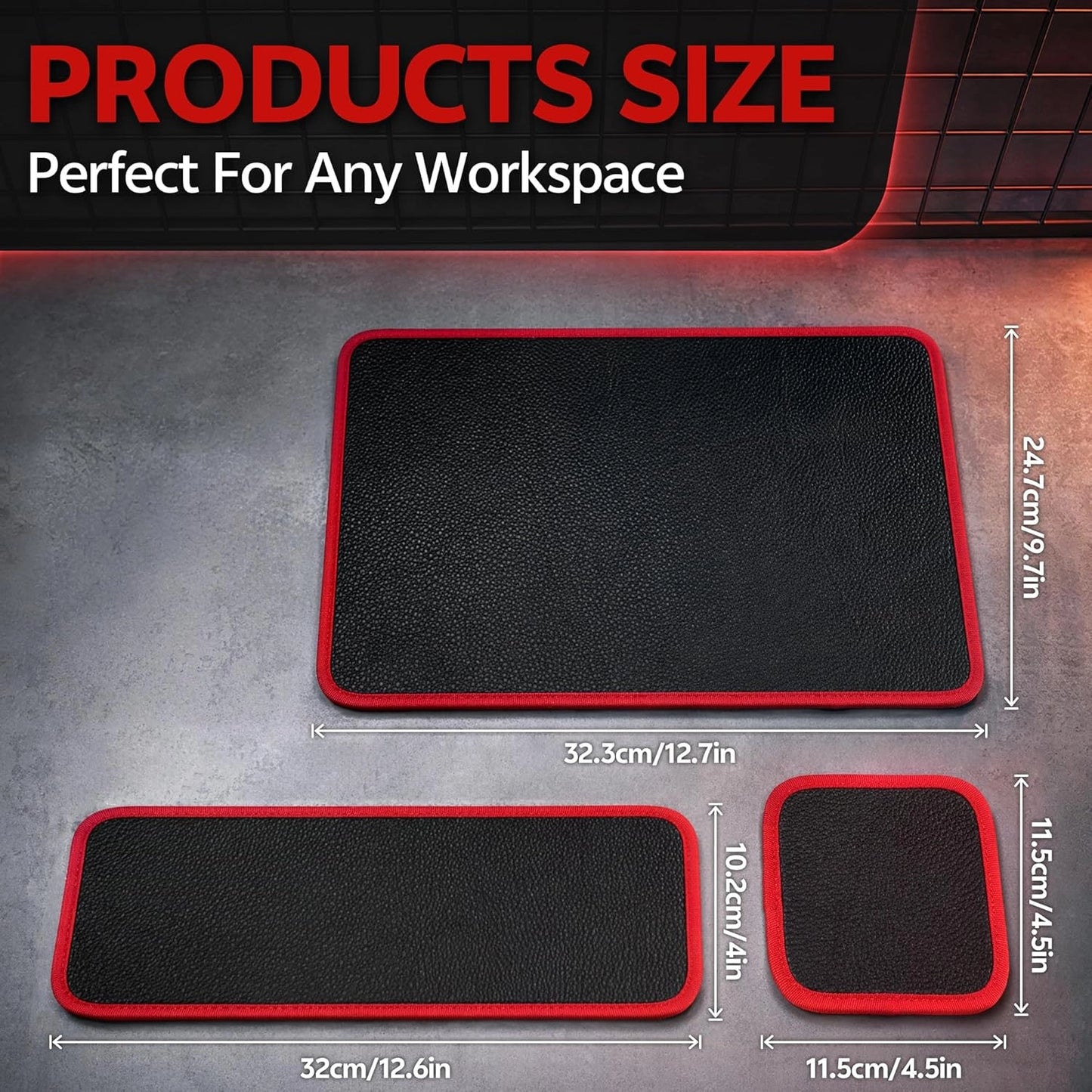 55 LBS Flexible Magnetic Parts Holder with 3 Different Size Trays, Non Slip Magnetic Tool Pad for Organizing Wrench Scre