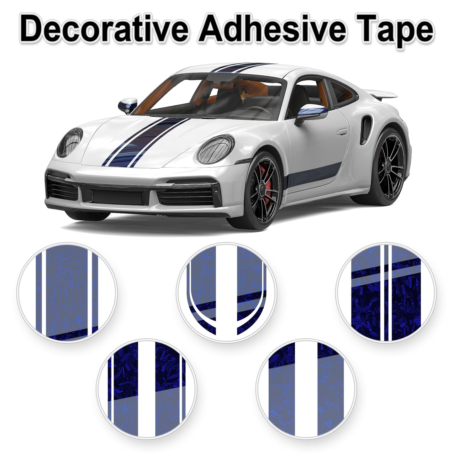 Lypumso® Gloss Blue Forged Carbon Fiber Tape