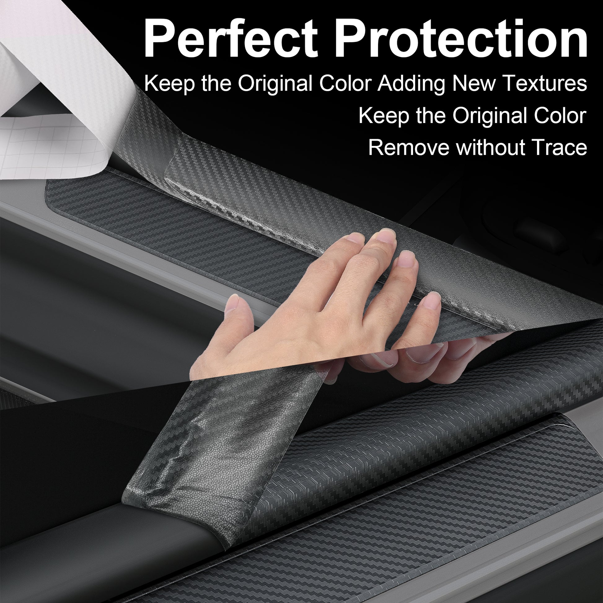 Lypumso® 3D Clear Carbon Fiber Vinyl Tape with Tools Kits