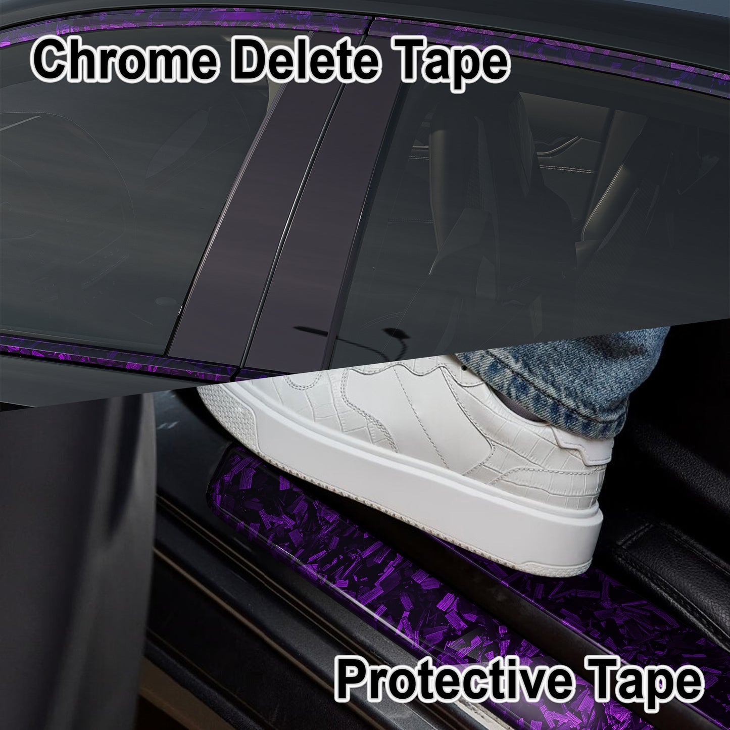 Lypumso® Gloss Purple Forged Carbon Fiber Tape