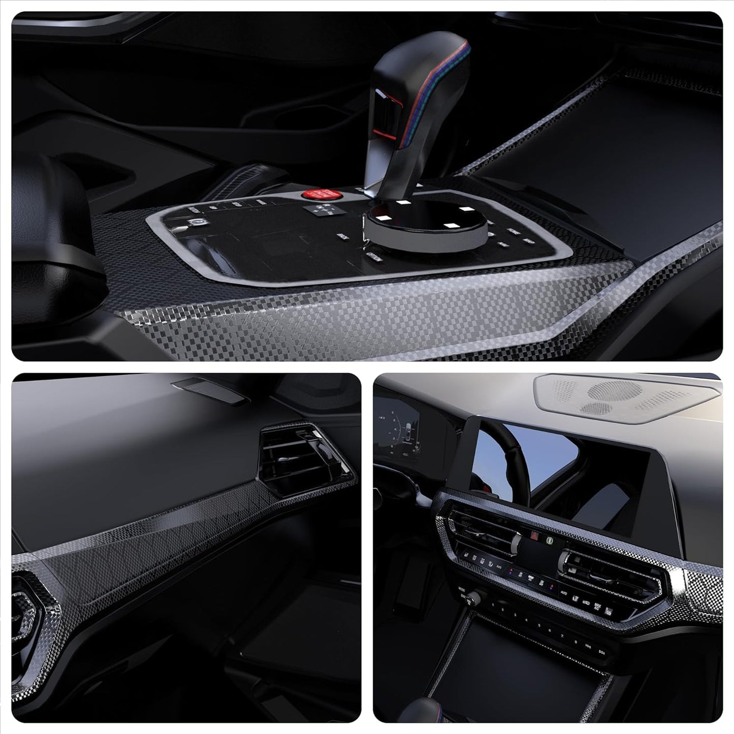Lypumso® Honeycomb Carbon Fiber Vinyl Wrap (Grey)