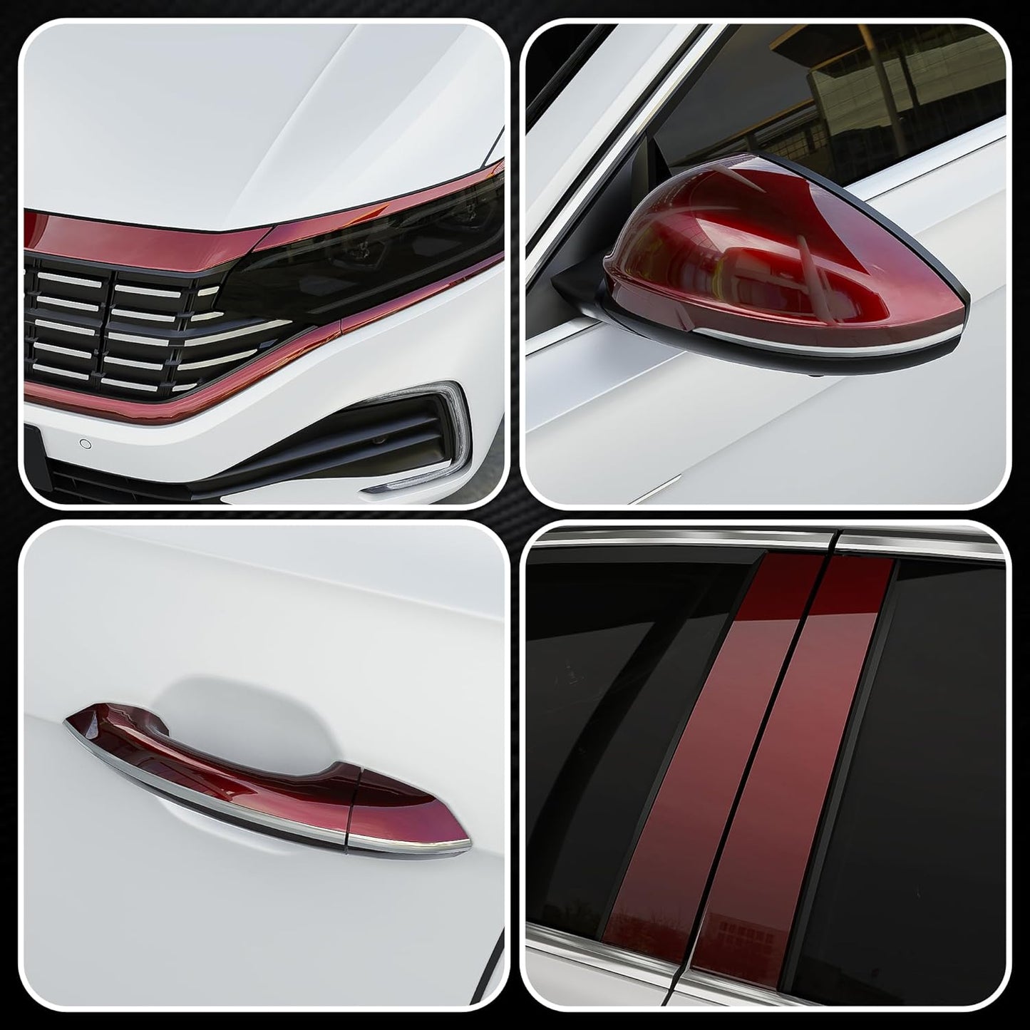 Lypumso® Liquid Metal Red Vinyl Wrap
