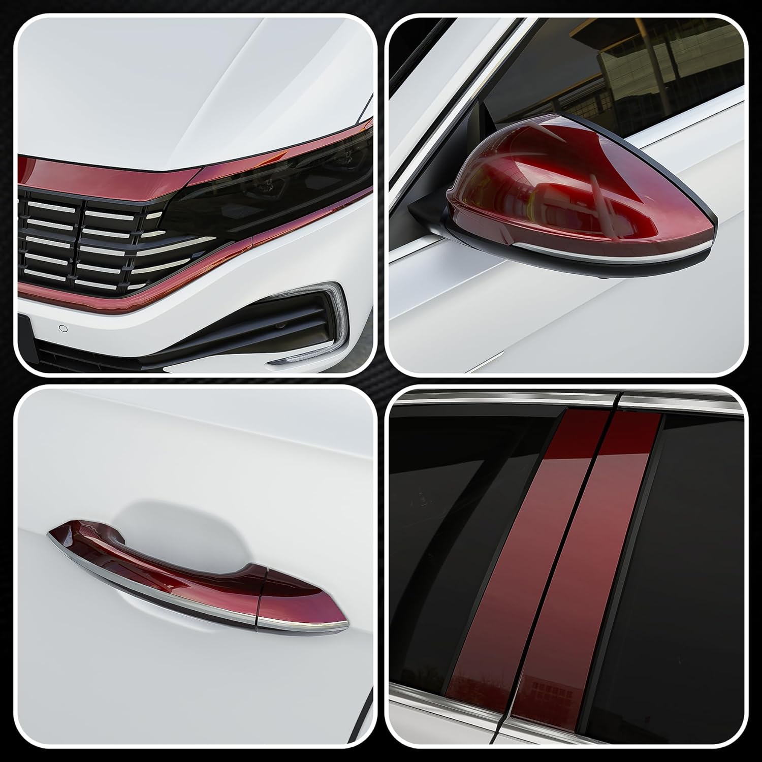 Lypumso® Liquid Metal Red Vinyl Wrap