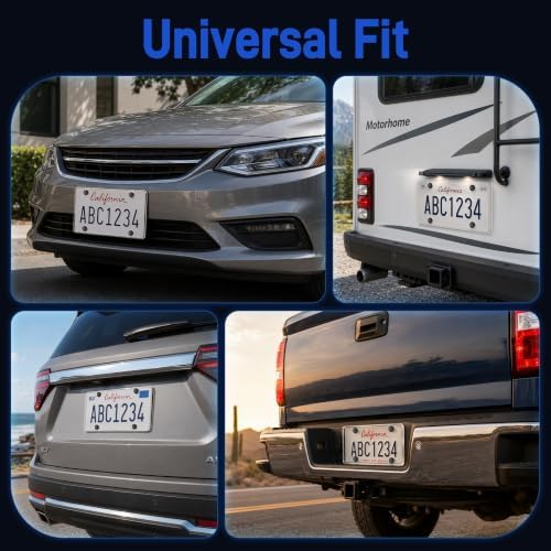 Unbreakable PC license plate protector 2 pack for US standard plates - image 7