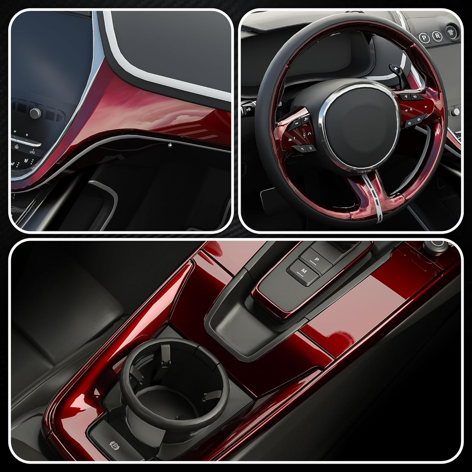 Lypumso® Liquid Metal Red Vinyl Wrap
