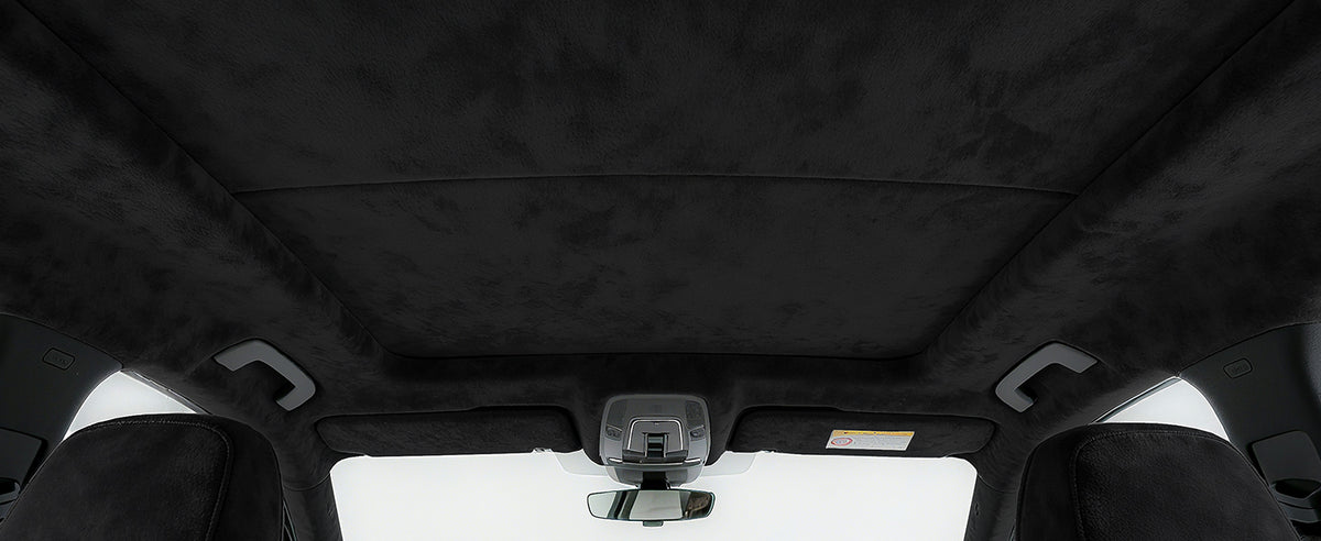 Lypumso Black Suede Fabric Wrap for Car Interior 12in x 59in - detail image 7