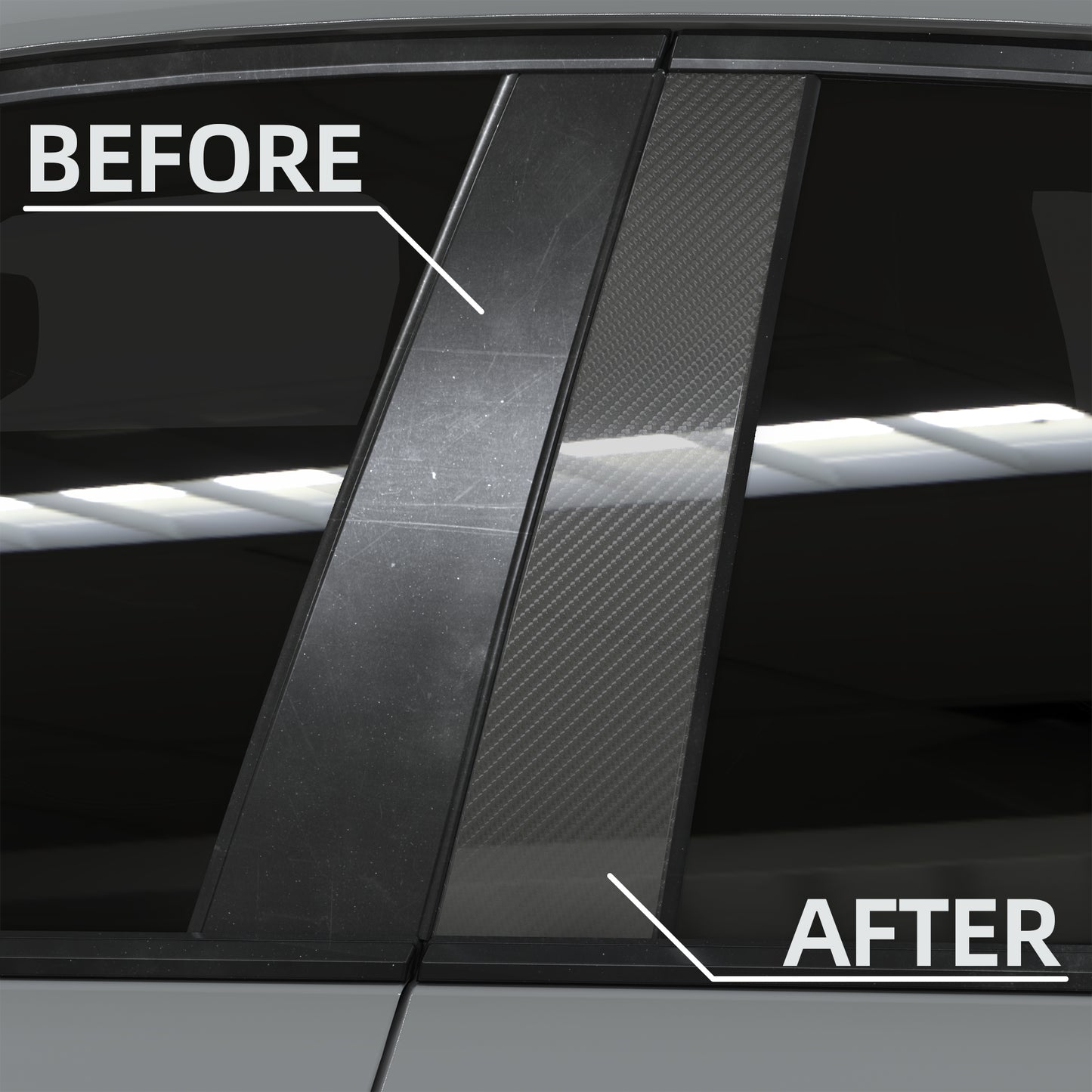 Lypumso® 6D Grey Vinyl Wrap Tape Roll with Tool Kit