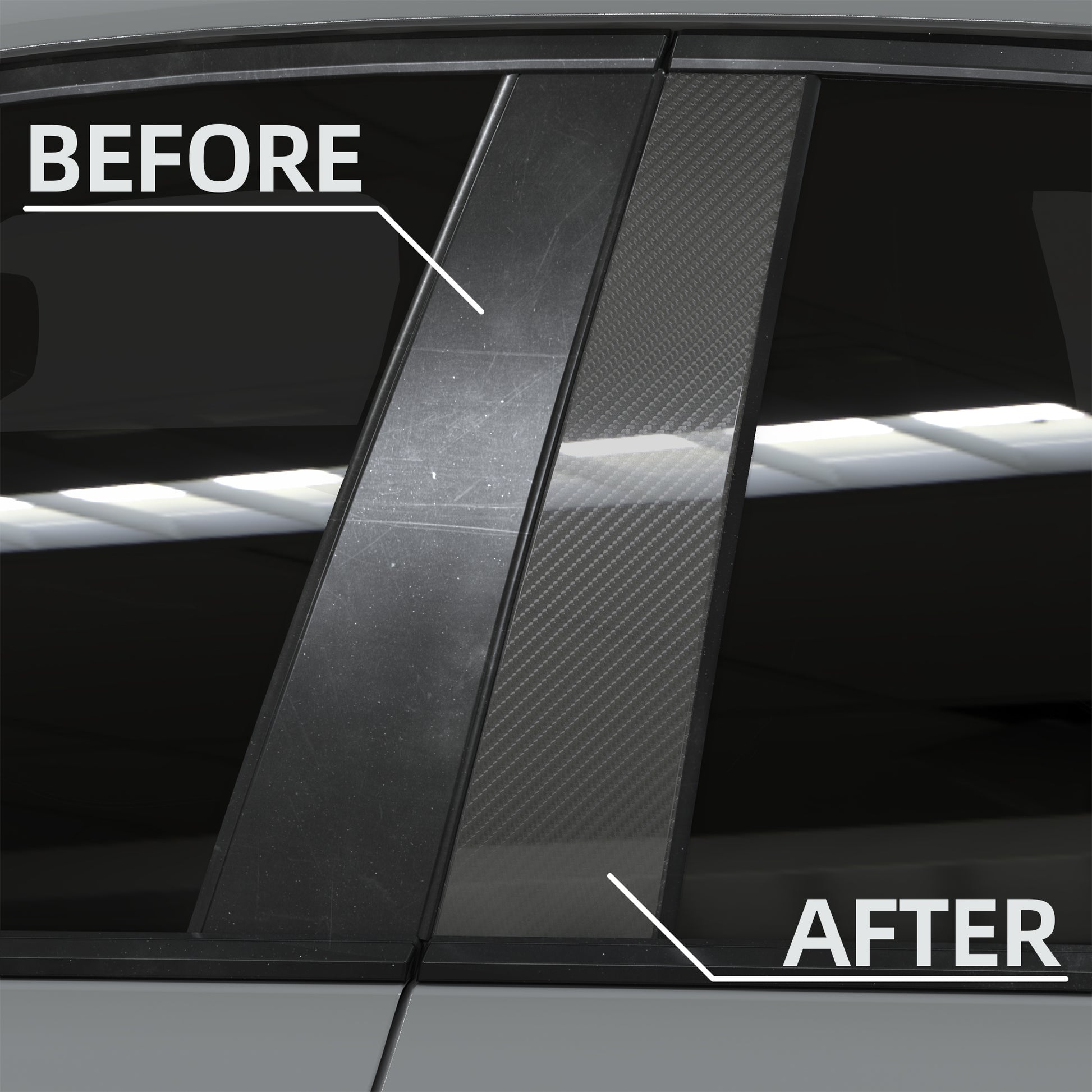 Lypumso® 6D Grey Vinyl Wrap Tape Roll with Tool Kit