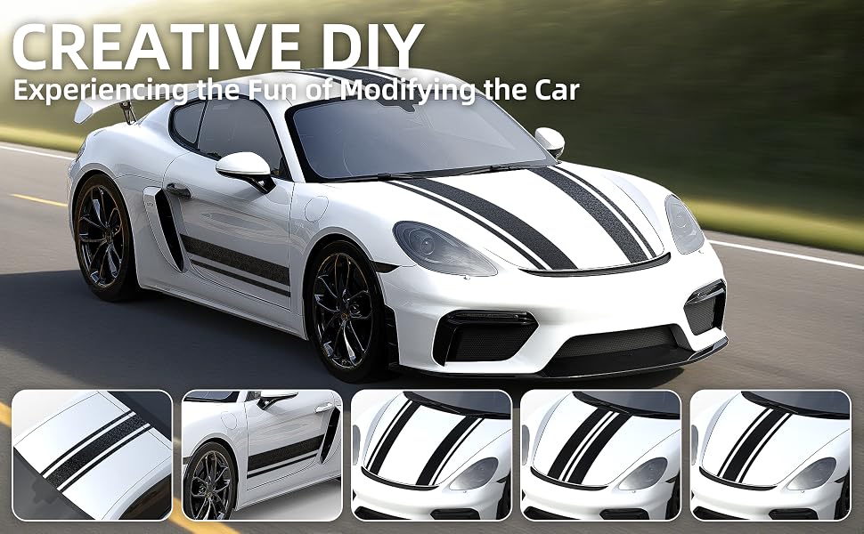 Lypumso 3D Cosmic Ghost Forged Carbon Fiber Vinyl Wrap with Tool kits - detail image 2