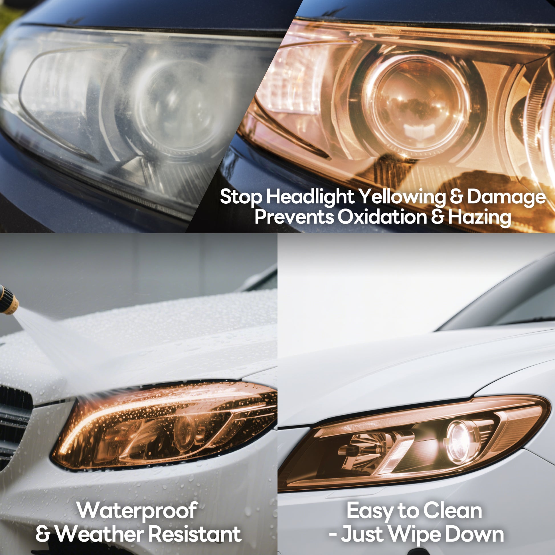 Lypumso® 16 x 60 In Orange Headlight Taillight Car Tint Vinyl Film