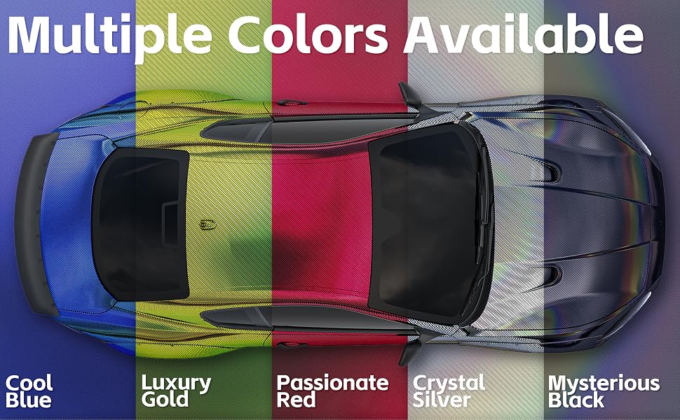 LYPUMSO 2D Carbon Fiber Wrap + Rainbow Laser Look in Glossy Gold - detail image 3