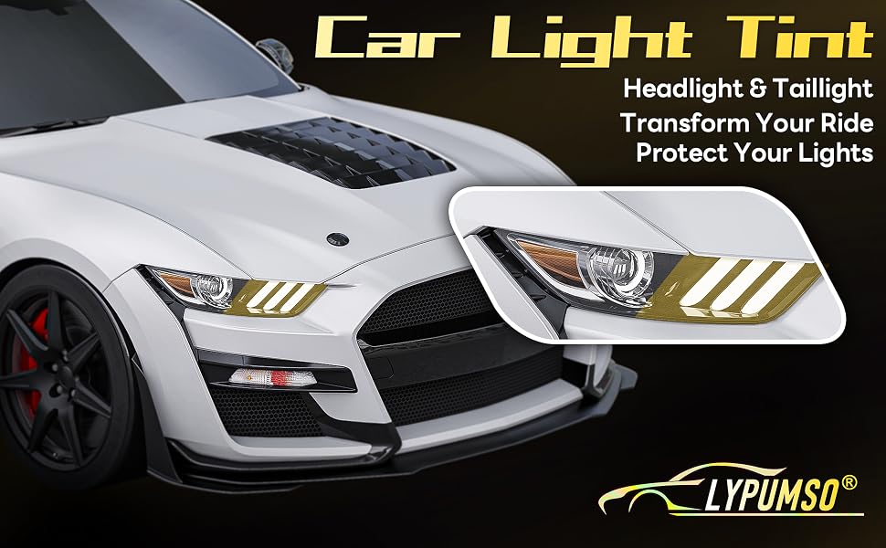 Lypumso 16 x 60 In Red Headlight Taillight Car Tint Vinyl Film - detail image 1