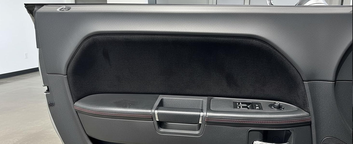 Lypumso Black Suede Fabric Wrap for Car Interior 12in x 59in - detail image 4